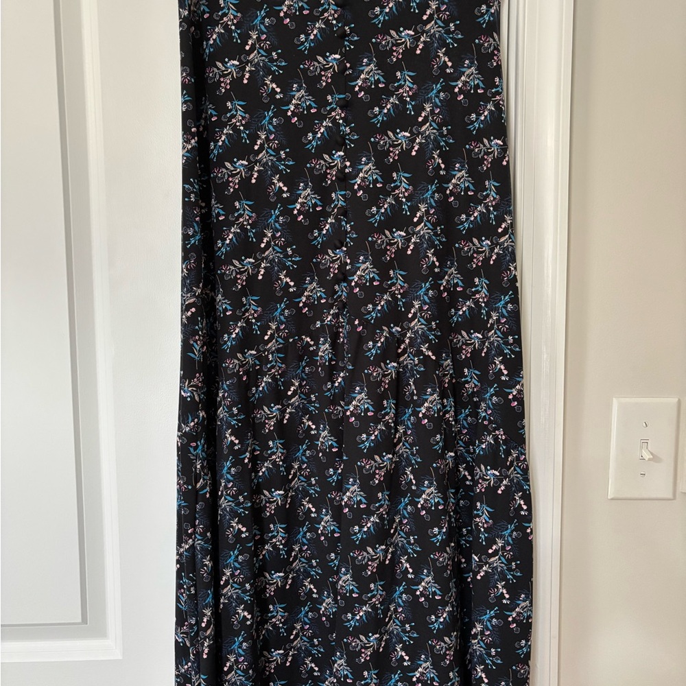 Floral Navy Skirt